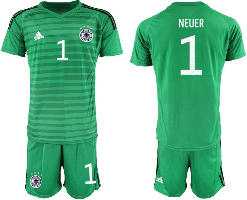 Men 2021 World Cup National Germany green goalkeeper #1 Soccer Jerseys